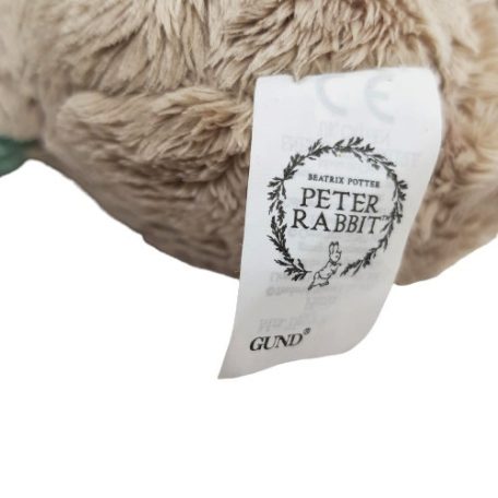 Eredeti GUND Beatrix Potter Mrs. Tiggy-Winkle bevarrt címke