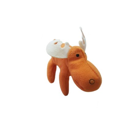  IKEA BARNSLIG ÄLG mini jávorszarvas plüss 10cm szemből filc agancs