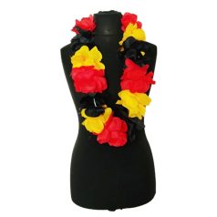  Hawaii Hulala virágos füzér Fekete- Piros- sárga