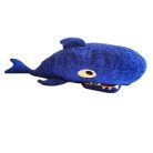  IKEA KORALL HAJ kék cápa plüss felülről 59cm nagy fehér szem