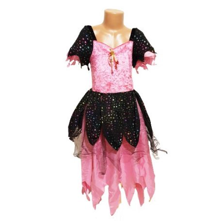 Halloween Varázsló Boszorkány jelmez 10-12 év 2&1-ben jelmez