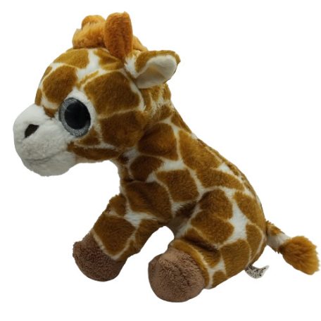 Csillogó Glitteres szemű zsiráf plüss 26 cm