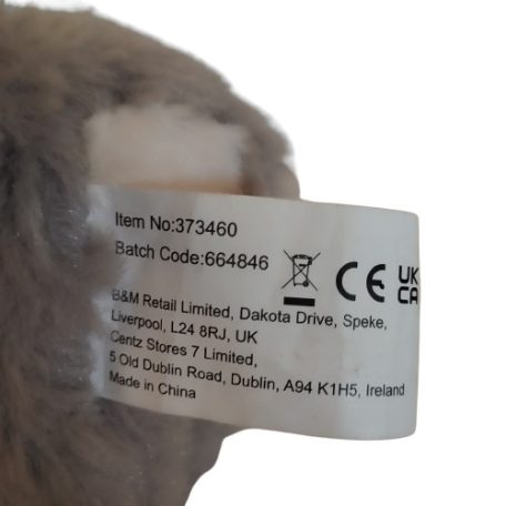 Nyávogó cica plüss 15 cm