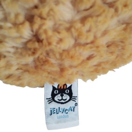 Eredeti Jellycat London textilcímke a plüss játékon