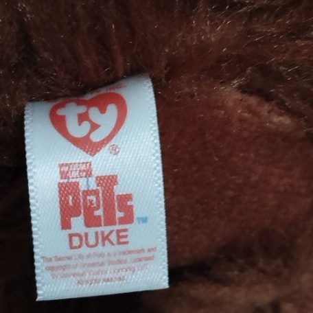Duke kutya plüss Ty Kis kedvencek titkos élete  eredeti címkével