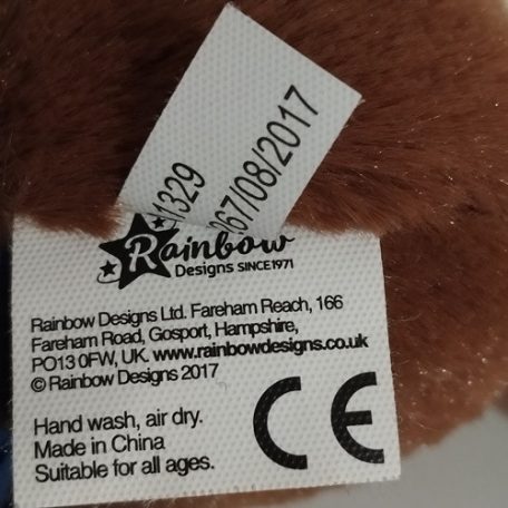 Paddington medve plüss Rainbow 19 cm