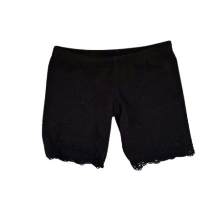 Fekete csipkés leggings Build-A-Bear