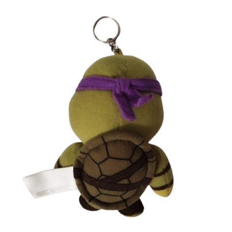 Donatello plüss kulcstartó Beszélő Tini Ninja Teknőcök 13 cm