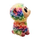 Szivárvány bárány Csillogó Nagyszemű 15 cm