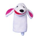 IKEA KLAPPAR LANTLIG fehér bárány kézbáb 24cm szemből piros száj