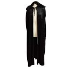 Fekete Plüss Palást Köpeny