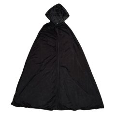 Fekete Plüss Palást Köpeny