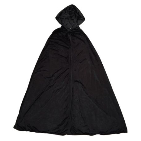 Fekete Plüss Palást Köpeny