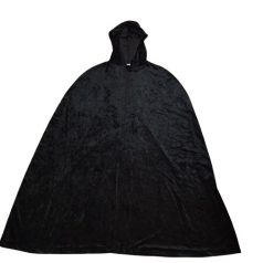 Fekete Bársony Palást Köpeny 60-as