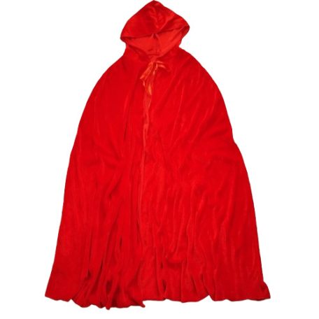 Kapucnis Palást / Köpeny Plüss Piros /Piroska