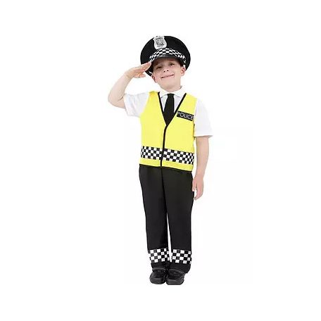 Rendőr Police jelmez felső 4-6 év smiffys