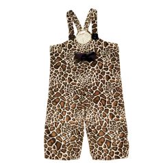 Leopárd mintás kantáros nadrág 56/58 L