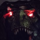 Dinoszaurusz jelmez szett 5-6 év / Szemei villognak