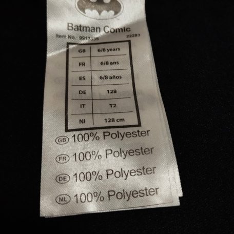  Batman Comic Denevér palást 6-8 év