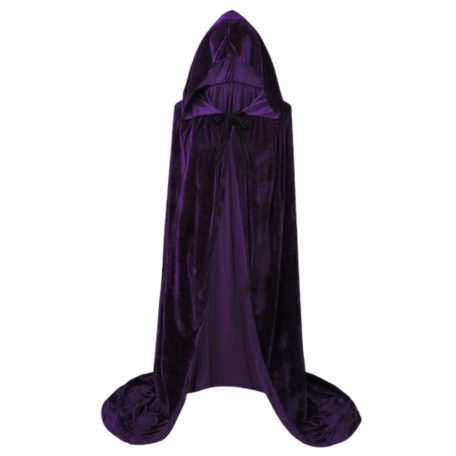 Halloween Bársony kapucnis köpeny