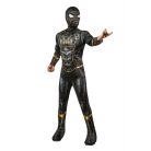 Spiderman Fekete Pókember jelmez Izmosított 7-9 év RUBIES