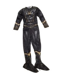   Spiderman / Fekete Pókember jelmez Izmosított 7-9 év RUBIES
