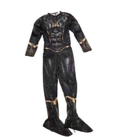 Spiderman / Fekete Pókember jelmez Izmosított 7-9 év RUBIES