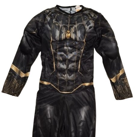 Spiderman / Fekete Pókember jelmez Izmosított 7-9 év RUBIES