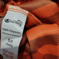 Halloween jelmez nadrág 5-6 év