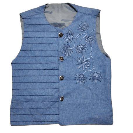 Viktoriánus Hímzett mellény