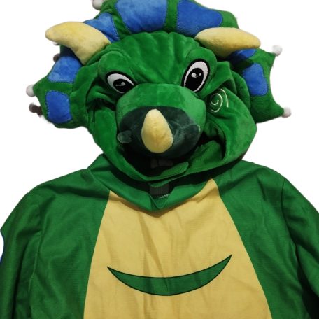 Dinoszaurusz jelmez szett kb.8-10 év