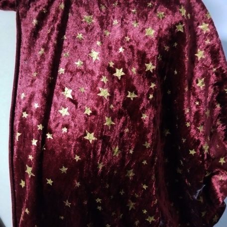 Csillagos bordó köpeny Varázsló