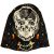 Koponya álarc Halloween Textil