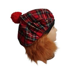 Skót kockás sapka