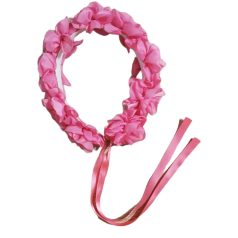 Virágos hajpánt Rózsaszín