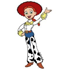 Cowboy jelmez nadrág 3-4 év Disney Toy Story Jessie