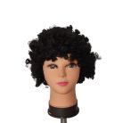 Fekete göndör paróka