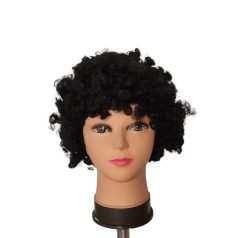 Fekete göndör paróka