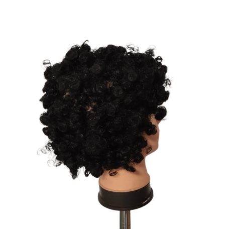 Fekete göndör paróka