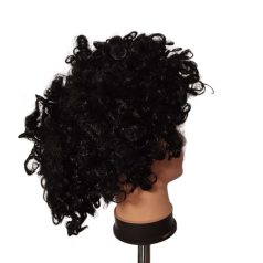 Fekete göndör paróka