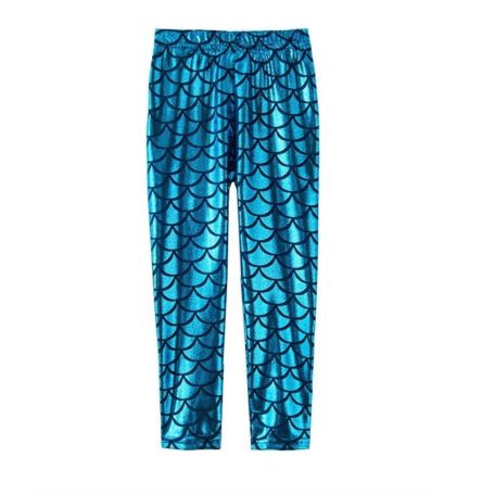 Pikkely mintázatú leggings,Sellő M-L