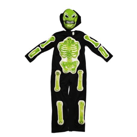 Csontváz jelmez szett Foszforeszkálós 7-8 év
