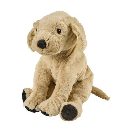  IKEA GOSIG GOLDEN retriever plüss 40cm szemből ülő póz hibátlan test