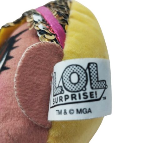 LOL Simizős flitteres formapárna