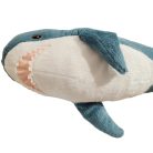 IKEA BLÅHAJ cápa plüss alulnézet hímzett szem fogak