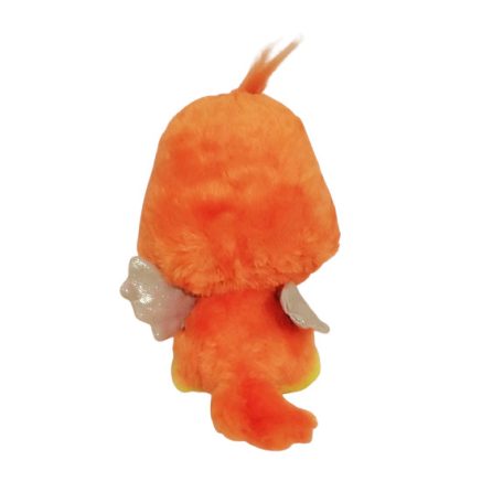 Hatchimals madár plüss / Orange Bird Silver Wings Shimmery Big Eyes