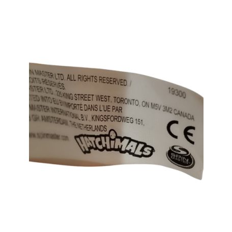 Hatchimals madár plüss / Orange Bird Silver Wings Shimmery Big Eyes