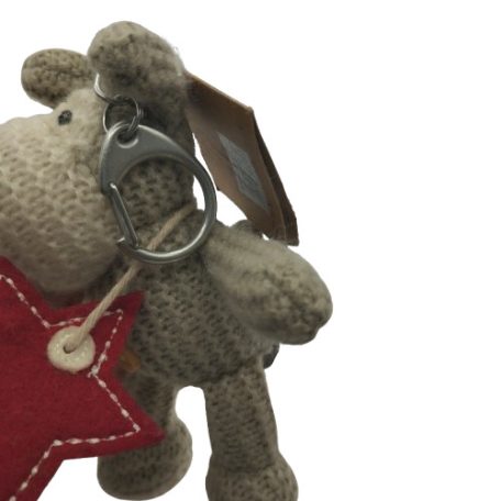 Boofle kötött kutya figura Táskadísz Kulcstartó