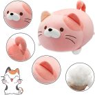 Cica plüss 34 cm Memóriahabos KENJI