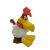 Bóbita kakas (Foghorn Leghorn) műanyag figura 9 cm szemből